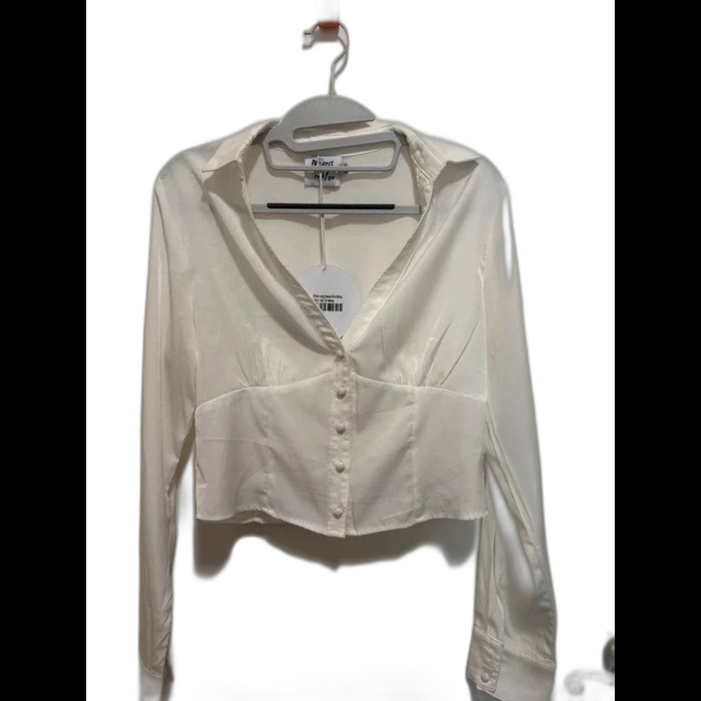Princess Polly Oliver White Long Sleeve